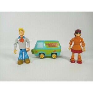 Scooby Doo Fred and Thelma Thinkway Toys Action Figures 2001